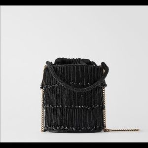 Zara beaded fringe bag